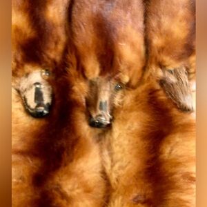 Vintage mink neck warmer